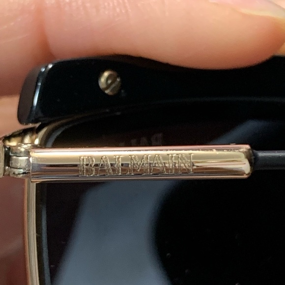 Balmain Upper Brow Bar Sunglasses BL2521 56mm 100% authentic - Picture 12 of 12